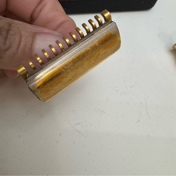 Vintage Gillette Razor & Box Gold Tone - Picture 8 of 10